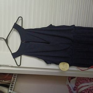 Navy Drawstring Jumper